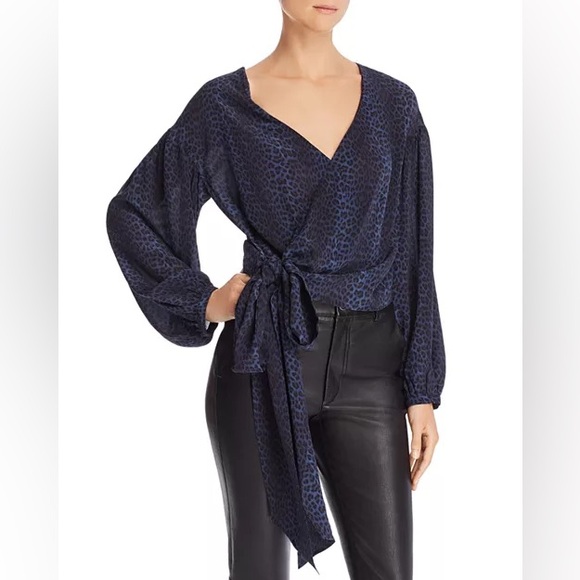 Ramy Brook
Daya Leopard Silk Wrap Top Size XXS - Picture 3 of 10